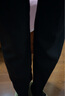 俞兆林女装 休闲裤女显瘦西装裤子烟管裤直筒长裤女 YW23K59 黑色 M 实拍图