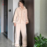 莫代尔睡衣女冬季加厚加绒珊瑚绒法兰绒保暖秋冬款女士2022年新款家居服 1609 L 实拍图
