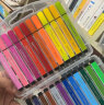 得力(deli)12色可水洗水彩笔 易握粗三角学生儿童涂色颜色马克笔画笔套装画画绘画文具礼物六一儿童节 实拍图