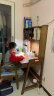 木叶私语（MUYESIYU）实木书桌椅套装可升降学习桌学生作业写字桌实木书桌书柜组合套装 胡桃色单桌+B款扶手椅 100*60*155cm 晒单实拍图
