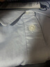 POLOWALK纯棉白色衬衫女2025秋季新款保罗女士通勤纯色长袖衬衣经典马标 浅灰蓝 L (165) 实拍图