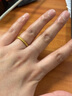 周生生情人节礼物永系列黄金戒指 素圈桃心形足金戒指女定价 92295R 11圈 实拍图
