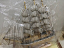 室内（Snnei）仿真木质帆船模型摆件 一帆风顺小木船装饰 生日礼物毕业纪念品 《布蓝恩帆船》50cm成品 实拍图