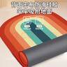 万凯彩虹跳绳减震垫静音防滑家用瑜伽健身跳绳垫子减噪不扰民健身运动 天空蓝160-230CM【一擦即净】 实拍图