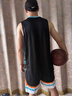 无敌彪篮球服套装男定制球衣大学生比赛训练队服速干透气国潮球服 SOB-309黑色-[8号 不退换] 2XL码（170-175cm 120-140斤） 实拍图