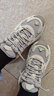 FILA FUSION斐乐女鞋BIANCO老爹鞋季新款硬糖鞋休闲鞋厚底运动鞋女 银云/米色-SA 35.5 实拍图