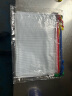 齐心(Comix) 10个装 A4文件袋透明网格拉链袋试卷科目分类文具袋收纳作业资料补习袋EA5020-10 实拍图