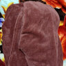 戈森驰 珊瑚绒暖暖睡衣女秋冬季保暖加厚毛绒大码可爱甜美家居服套装可外穿 水果桃子-粉色 均码 适合80-140斤 实拍图