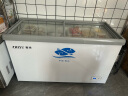 稚鱼冷冻柜弧面雪糕柜保鲜冰柜商用展示柜 1.4米深体岛柜 450升 实拍图