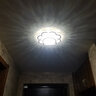 墨科 过道灯走廊灯水晶玄关灯入户吸顶灯门厅明装筒灯射灯阳台创意灯具 香槟金 直径30cm 白光20W 暗装款-吊顶需开孔5-10厘米 实拍图