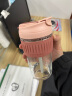 乐扣乐扣（LOCK&LOCK）咖啡手持玻璃杯男女学生便携吸管随手水杯子500ML粉色LLG699DPIK 实拍图
