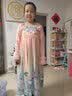 安妮优儿（Anneyol）汉服女童秋款2025新款古风连衣裙女孩唐装儿童超仙古装裙子春秋 粉红色 160 实拍图