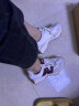 NEW BALANCE NB327 官方休闲鞋女鞋复古舒适轻便百搭酒红色WS327KA运动鞋 灰色/米白/酒红 WS327KA 40.5 (脚长26cm) 实拍图