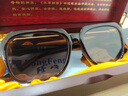 隆峰高档水晶石太阳镜大框型一体墨镜遮阳防强光护目开车钓鱼清凉眼镜 LF3818茶片 实拍图