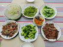 和风四季景德镇日式釉下彩家用餐具餐厅陶瓷饭碗面碗汤碗圆盘碗碟组合套装 花蔓草7.5英寸四方盘 实拍图