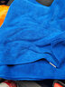 洁丽轩洗车毛巾汽车超细纤维大号毛巾加厚吸水专用擦车巾洗车布用品 蓝色 30*70cm三条装 实拍图