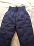 罗蒙儿童羽绒裤内胆男女童秋冬保暖裤子内穿校园服饰神器棉裤 藏青110 实拍图
