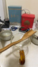 康韵 功夫茶具茶道配件实木分茶勺鸡翅木黑檀木竹茶勺茶则茶匙 竹制茶勺 实拍图