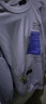 爵少 圆领套头卫衣男ins港风潮牌春秋季韩版潮流宽松bf慵懒风上衣长袖.T.恤男 浅灰色 2XL 实拍图