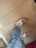 回力女鞋小白鞋女士休闲鞋春夏季透气百搭运动韩版潮流面包鞋子女板鞋 粉色 39 实拍图
