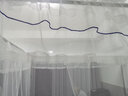 雅鹿家用蚊帐架1.5x2米三通不锈钢加粗加厚支架防摔蚊帐加密加柔面料 021款白色 1.8*2.0米床25MM尼龙三通 实拍图