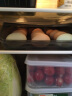 晟旎尚品 鸡蛋收纳盒冰箱保鲜盒鸡蛋架自动滚蛋神器储物盒整理盒 黑透单层 实拍图