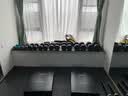 PROIRON普力艾男士纯钢哑铃练臂肌钢制包胶无异味家用商用器材健身房套装 24KG一对 实拍图