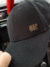 吉普（JEEP）帽子男士棒球帽秋冬时尚潮流鸭舌帽中青老年男女式帽子休闲户外运动品牌男帽A0152 黑色 实拍图