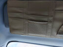 驰卡行遮阳板收纳多功能皮革车载收纳袋遮阳板套cd夹驾驶证 灰色 遮阳板收纳 拉链式 实拍图