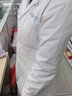 迪塞雅医生白大褂长袖护士服修身白大衣医用女工作服实验药店房工衣定制 纯白无腰带（女款长袖） XL 实拍图
