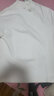 布先生热胆小高领厚款长袖打底白色T恤男春秋纯色打底衫上衣KT01878 【小高领】象牙白 3XL /190 实拍图