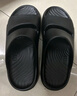 李宁反伍SLIDE OG拖鞋男鞋2025夏季篮球潮流透气柔软凉鞋ABTV007 黑巧褐-2 43.5 (275mm) 实拍图