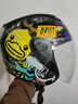 坦克摩托车头盔3C四分之三盔T536四季防风B.Duck电动车安全帽男女 【联名】亮黑大都会/小黄鸭【彩色镜片+透明镜片】 XL（建议头围58-60cm） 实拍图