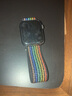 威千图适用苹果手表表带s11表带apple watch表带编织iwatch s10表带男女款ultra3/se3/ultra2/s9/s8/s7/2 官款1:1【黑色彩虹版色】 【46/45/44/4 实拍图