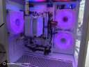 积至（EVESKY）海景房MINI 游戏机箱 台式机机箱 电脑主机箱 M-ATX主板/240水冷位 海景房MINI-白色+3个棱镜ARGB风扇 晒单实拍图