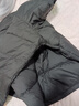 鸭鸭（YAYA）羽绒服男短款2025冬季新款时尚立领面包服保暖外套HY 靑光黑色 XL 实拍图