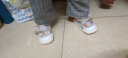 托姆贝克（ThomBaker）婴儿学步鞋夏季网鞋凉鞋透气男女宝宝鞋小童鞋1-3岁软底防滑鞋 灰色字母 18码 (内长13.5cm / 适合脚长13 实拍图