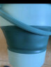 本迪17L大号折叠水桶户外储水桶钓鱼桶旅行洗车桶家用便携泡脚桶绿色 实拍图