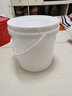 佳叶塑料桶螺旋桶防潮农资肥料包装桶加厚钓鱼桶乳胶油漆收纳桶储水桶 8L-白色-非食品级 实拍图