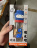 日康（rikang）儿童水杯带重力球吸管杯宝宝学饮杯学生水杯tritan材质 【背带款】B1053蓝色 350ml 实拍图