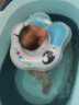 鲸保（Kingpou）K5012 婴儿游泳圈脖圈 0-1岁新生儿游泳圈婴儿洗澡颈圈 蓝色大码 实拍图