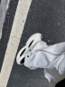 LOXKI拖鞋男外穿男子休闲运动篮球拖鞋情侣款一字拖Slipper-Alpha 月光白-Pro版 43-44 实拍图
