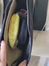 叕二叕  尼龙斜挎包包女新潮饺子包轻便防水小挎包腋下包简约单肩帆布包 黑色 实拍图