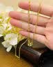 中国黄金（CHINA GOLD）黄金项链女士百搭十字足金O字素链金首饰情人节生日礼物送女友 今/次日达-闪0素链【国金礼盒】约1.3g 实拍图