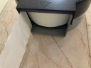 波洛克（Pollock）卫生间免打孔卷纸盒厨房酒店纸巾盒大盘纸盒公共厕所大卷纸盒卷纸架圆形擦手纸盒 黑色加固款【打孔/免打孔双用】 实拍图