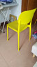 和大人餐椅家用塑料椅子现代简约餐厅饭桌靠背休闲椅北欧洽谈接待餐桌椅 LGF版黄色 加强加厚破损必赔 实拍图