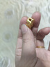周六福黄金转运珠十二生肖足金手绳生日礼物宝宝款牛 实拍图