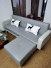 星奇堡 折叠沙发床两用客厅多功能沙发网红款实木经济小户型科技布沙发 浅灰+ 米白 四人位长2米+脚踏 晒单实拍图