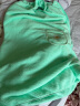 洁丽雅（grace）浴袍女巾可穿可裹巾成人比吸水浴裙长款珊瑚绒裙 太阳花-浅绿色 大码 适合130-180斤左右 晒单实拍图