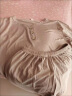 莫代尔棉质睡衣女士夏季长袖长裤春秋宽松家居服中老年妈妈简约套装 SL6705- XL 晒单实拍图